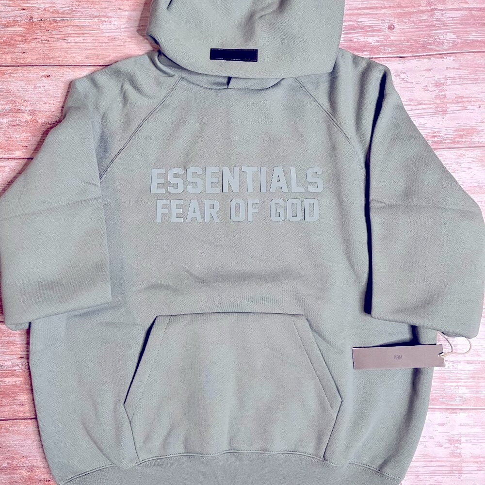 ESSENTIALS FOG HOODIE 2023 | SYCAMORE | S | OVERSIZED | MSRP $120 | NWT